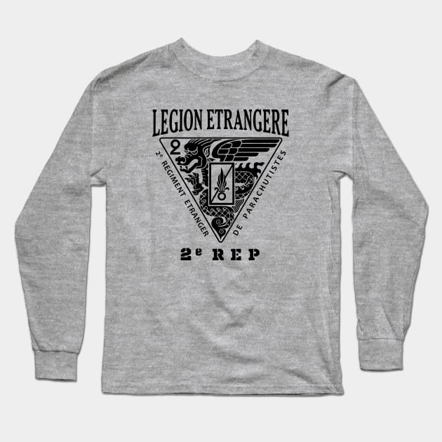 Legion Etrangere Foreign Legion Long Sleeve T-Shirt by parashop